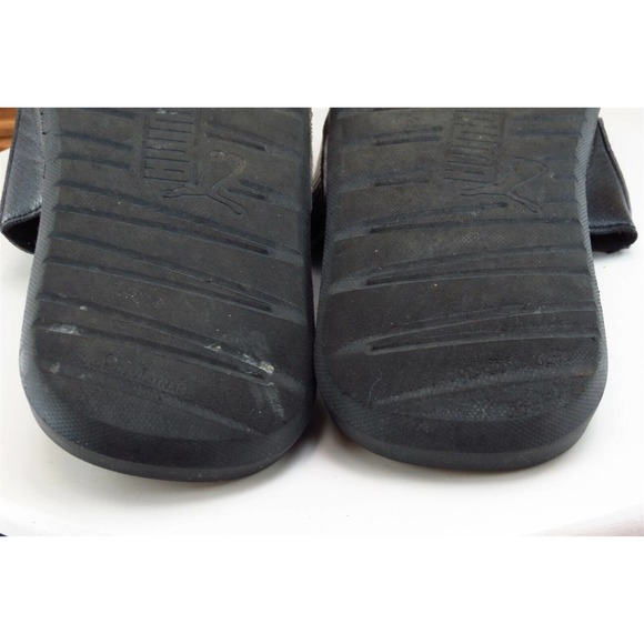 PUMA Sz 8 Standard Black Slide Synthetic‎ Women Sandals - Picture 7 of 10